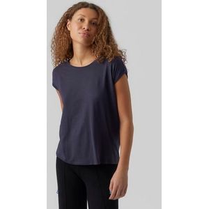 Vero Moda Shirt met ronde hals VMAVA PLAIN SS TOP GAJRS NOOS