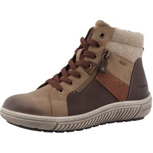 Romika Winterlaarzen sleehak, veterschoenen, met decoratieve rits aan de buitenkant, g-breedte