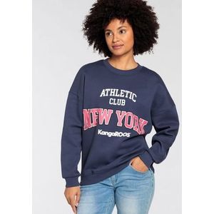 KangaROOS Sweatshirt met groot logo in college-stijl