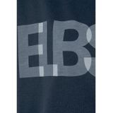 Elbsand Shirt met 3/4-mouwen met logoprint, katoenmix, losse pasvorm