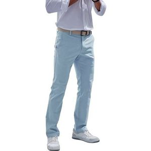 John Devin Chino Regular-fit, lange Oxford broek