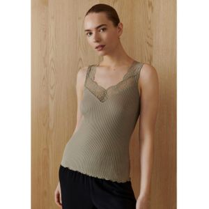 rosemunde Tanktop prachtige, elastische vintage kantafwerking