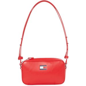TOMMY JEANS Schoudertas TJW ESS MUST CONVERTIBLE CAMERA , dames avondtas, schoudertas, mini tas met logovlag