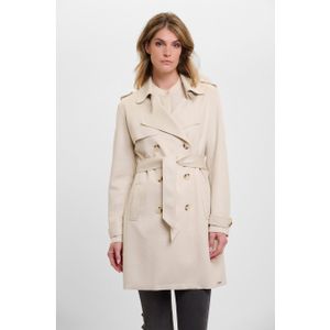 Rino & Pelle Trenchcoat KYONA met reverskraag en bindceintuur