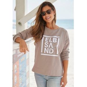 Elbsand Sweatshirt met frontprint