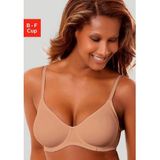 Lascana T-shirt-bh Perfect basic met beugel, zonder cups, basic dessous