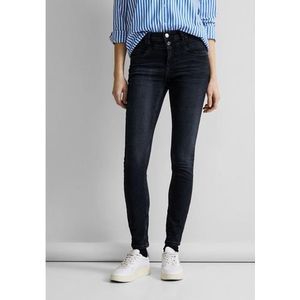 STREET ONE Slim fit jeans in donkere wassing