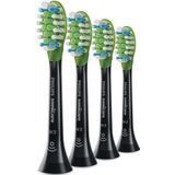 Philips Sonicare reserveborstel voor DiamondClean Smart HX9062/33, Premium White, set van 2, zwart