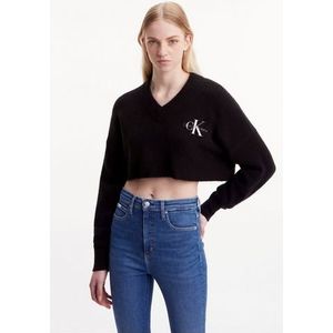 Calvin Klein Gebreide trui CROPPED V-NECK SWEATER