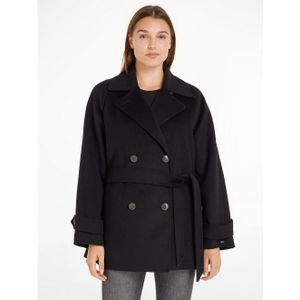 Tommy Hilfiger Korte jas DF WOOL BLEND SHORT TRENCH