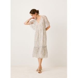 Pepe Jeans Maxi-jurk MAY met paisleypatroon, in boho-stijl