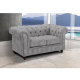 Premium collection by Home affaire 2-zitsbank CHESTERFIELD met knoopsluiting, ook in leer