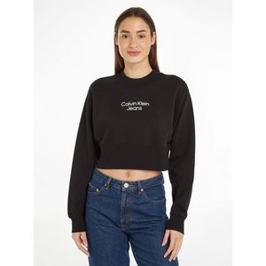 Calvin Klein Sweatshirt STACKED INSTITUTIONAL CREWNECK