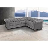 Premium collection by Home affaire Chesterfield-bank CHESTERFIELD met knoopsluiting, ook in leer