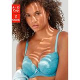 Petite fleur Balconette-bh met leuke kant, dessous (Set van 2)