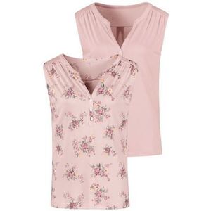 Lascana Shirttop in modieuze blouse-look (2-delig, Set van 2)