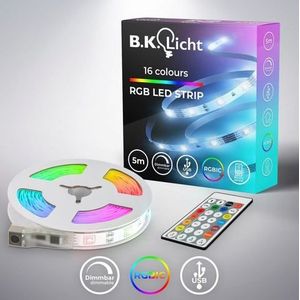 B.K.Licht Led-strepen USB RGBIC (1 stuk)