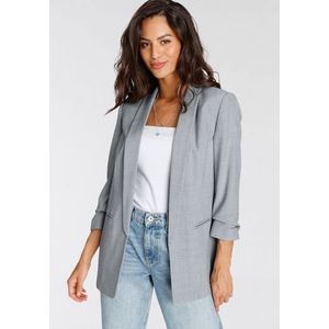 Laura Scott Lange blazer met aangerimpelde mouwen