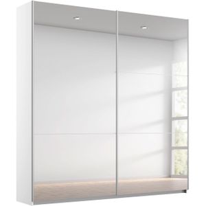 rauch Zweefdeurkast Kledingkast kast garderobe REFLECT inclusief praktische binneninrichting met 2 stoffen dozen made in germany