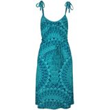 s.Oliver RED LABEL Beachwear Strandjurk in allover print, zomer jurk in etno-stijl (Met bindstrik)