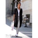 Lascana Trenchcoat om te reguleren, lichte damesjas zonder voering, casual-chic (Met een bindceintuur)