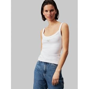 Calvin Klein Top met spaghettibandjes WOVEN LABEL RIB TANK