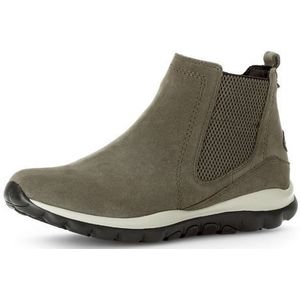 Gabor Rollingsoft Chelsea-boots sleehak, comfort schoen, enkellaars, logo-opdruk op de hak