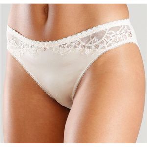 Lascana slip met zijde champagne