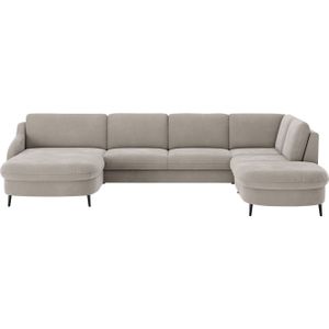 sit&more Zithoek Soul U-model optioneel met bedfunctie en bedlade of lade