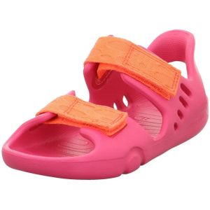 Superfit - SPLASH-S - Badslippers - Pink/oranje - Buitensandaal met Klittenband