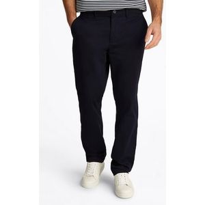 Tommy Hilfiger Chino DENTON CHINO SATIN met achterzakken met knoop, logo-borduursel