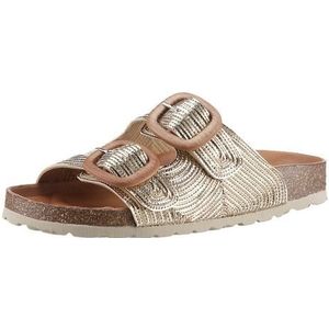 VERBENAS Slippers RUTH LATO METAL , zomerschoen, slippers met twee verstelbare gespen