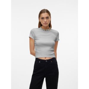 Vero Moda Shirt met ronde hals VMCHLOE SS SHORT TOP JRS NOOS