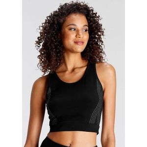 active by Lascana Crop-top met reflecterende print