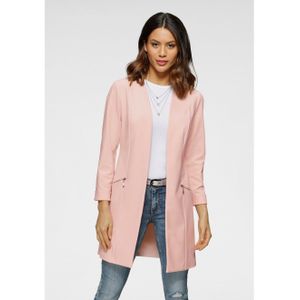 Laura Scott Lange blazer met ritssluitingen
