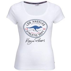 KangaROOS T-shirt met grote retro labelprint voor