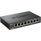 D-Link neon-rood/neon-blauw »DES-108 8-Port Layer2 Fast Ethernet Switch«