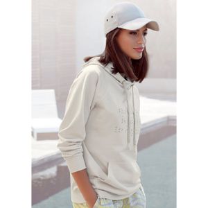 Loungewear - Lichtgrijs - Met Capuchon - Lange Mouwen - Statement Print