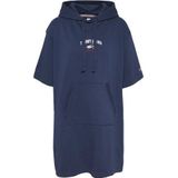 TOMMY JEANS sweatjurk »TJW TIMELESS SCRIPT HOODIE DRESS«