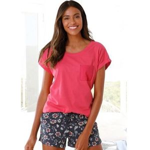 Vivance Dreams Shortama met gedessineerde pyjamashort (2-delig, 1 stuk)