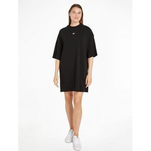 TOMMY JEANS Shirtjurk TJW BADGE TEE DRESS met tommy jeans vlag