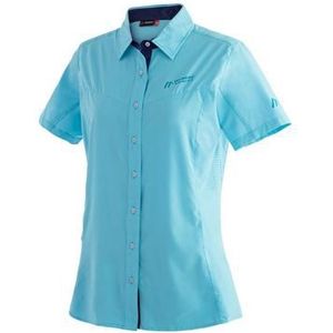 Maier Sports Functionele blouse Sinnes Tec WS/S Lichte, elastische trekkingblouse met zonnekraag