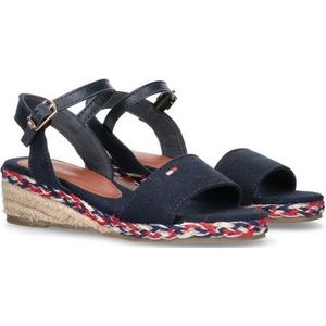 Tommy Hilfiger Sleehaksandaaltjes ROPE WEDGE SANDAL