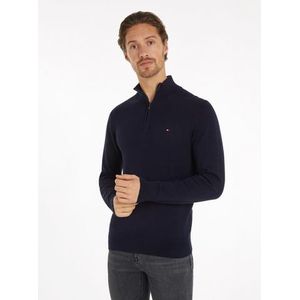 Tommy Hilfiger Schipperstrui PIMA ORG CTN CASHMERE ZIP MOCK