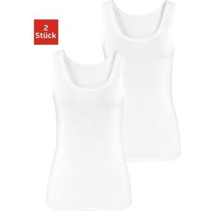 Vivance Tanktop gemaakt van elastische katoenen stof, strandtop (Set van 2)