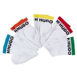 HUGO underwear Sokken 5P QS RAINBOW CC W met contrastkleurige strepen (set, 5 paar, 5er)