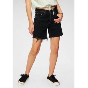 Levi's Bermuda 501 Mid Thigh Short Met franje bij de zoom