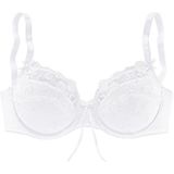 Nuance Beugel-bh met borduurkant in bloemetjes-look, dessous