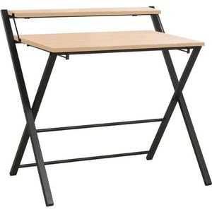 INOSIGN Pc-bureau SULBY, laptoptafel, bureau, met planchet, Metalen frame, opvouwbaar, ruimtebesparend, max. 86,5x82,5 cm