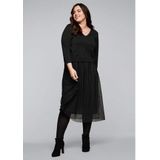Sheego avondjurk met trui in 2-in-1-look
